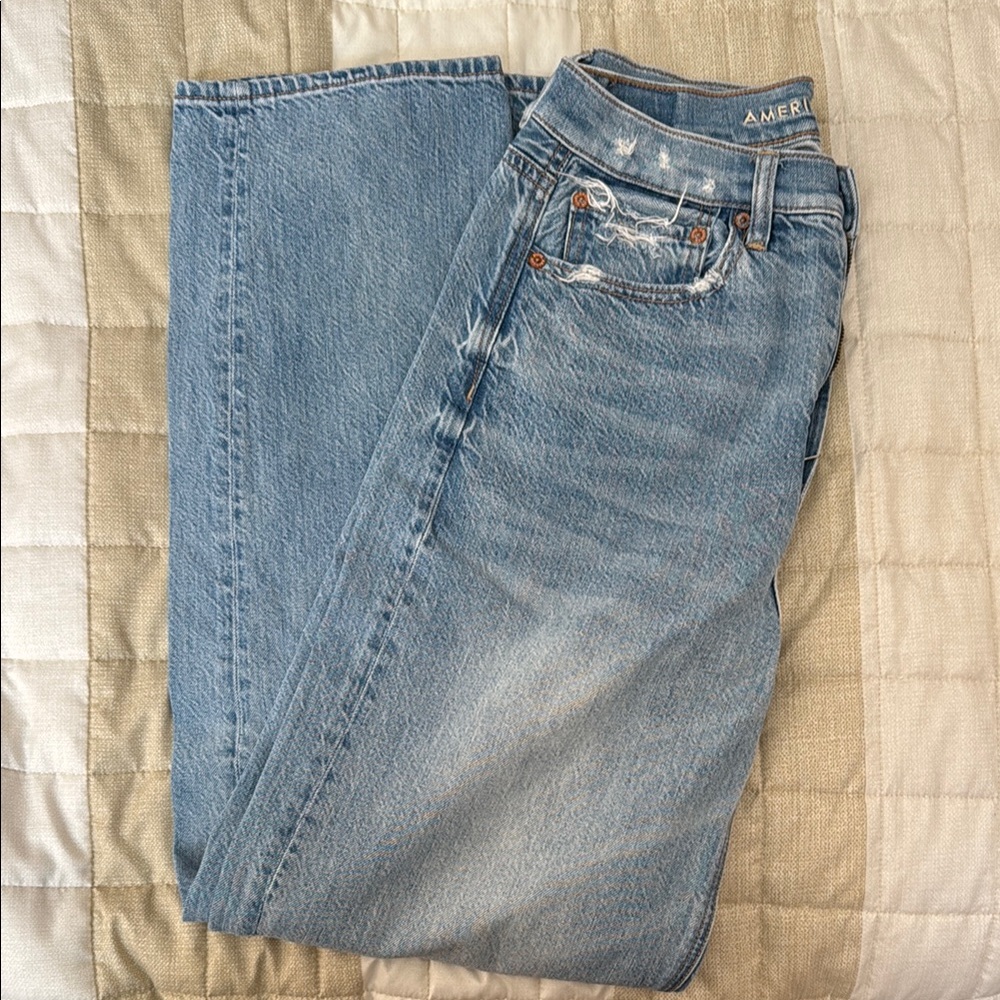 American Eagle Denim BAGGY JEAN Jeans in Light Blue
